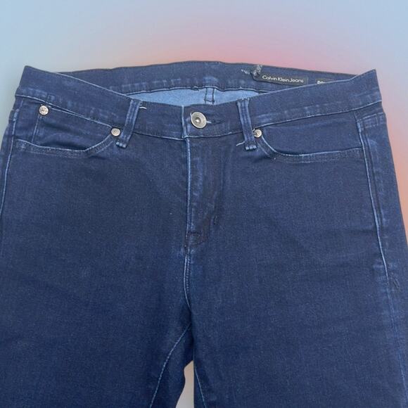 CALVIN KLEIN JEANS Women’s 28 / 6 RCKR KICK Blue Jeans - Picture 1 of 4